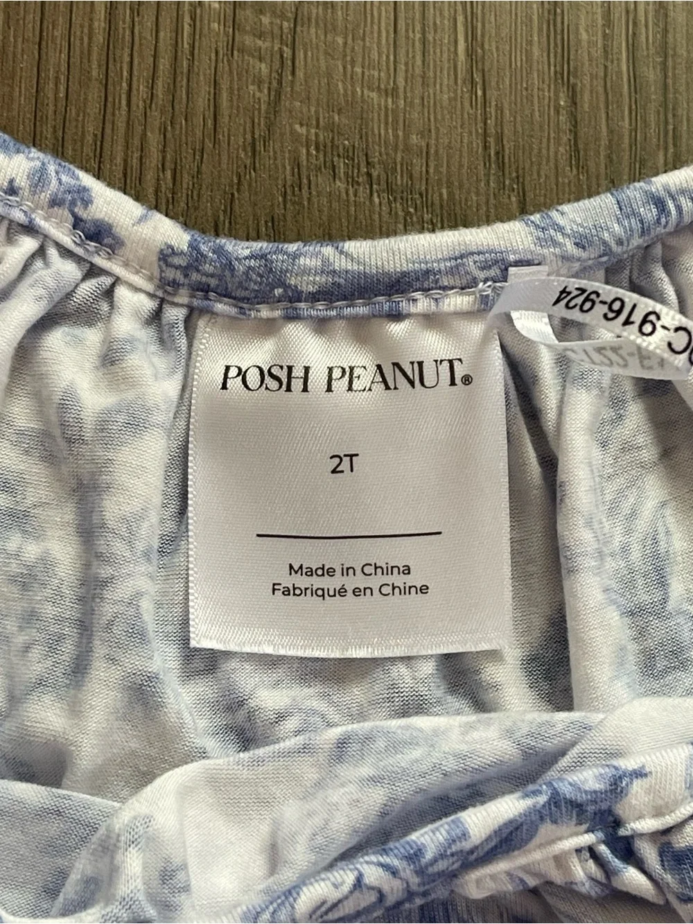 Posh Peanut Briar Flutter Sleeve Bamboo 2T Dress